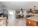 Modern kitchen with gray cabinets, stainless steel appliances, and an open layout at 8347 41St N Ave, St Petersburg, FL 33709
