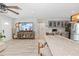 Open living area with kitchen view, showcasing a modern and inviting layout at 8347 41St N Ave, St Petersburg, FL 33709