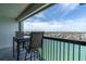 Enjoy the gorgeous views of the intracoastal waterway from this private balcony at 9495 Blind Pass Rd # 907, St Pete Beach, FL 33706