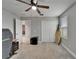 Bedroom with a large closet and a surfboard, offering a space for relaxation, work, and hobbies at 11804 Harpswell Dr, Riverview, FL 33579