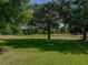Large, grassy yard with mature trees at 12902 Grand Traverse Dr, Dade City, FL 33525