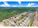 Areal view of a Primary-planned community with beautiful wooded areas, and convenient access to nearby roadways at 14184 Samoa Hill Ct, Riverview, FL 33569