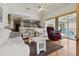Spacious living room with an open-concept design and direct kitchen access at 1842 Bayou Grande Ne Blvd, St Petersburg, FL 33703