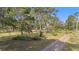 Lush property with mature trees and greenery, offering a tranquil and private setting at 18838 Huckavalle Rd, Odessa, FL 33556