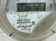 Close-up of utility meter showing various electrical readings and manufacturer information at 1905 Meridel Ave, Tampa, FL 33612