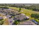 Scenic aerial shot of the homes by the lush golf course and mature trees in this beautiful residential neighborhood at 2007 Acadia Greens Dr # 0, Sun City Center, FL 33573