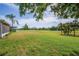 Beautiful golf course view from backyard, with manicured lawn and access to the community's recreational amenities at 2007 Acadia Greens Dr # 0, Sun City Center, FL 33573