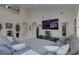 Bright living room with high ceilings, modern furniture, and an open layout at 413 8Th N Ave, Tierra Verde, FL 33715
