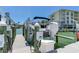 View of a private boat lift situated on a dock, showcasing the convenience for boating enthusiasts at 425 150Th Ave # 2301, Madeira Beach, FL 33708