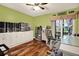 Bright office with abundant storage, natural light, and a comfortable workspace at 50 Balsam Dr, Oldsmar, FL 34677