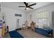 Bedroom offers good light and decorative furniture at 5174 Beach Se Dr # B, St Petersburg, FL 33705