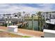 Picturesque waterfront dock with boats docked, showcasing the community's boating access at 5174 Beach Se Dr # B, St Petersburg, FL 33705