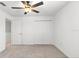 Cozy bedroom featuring neutral carpet and a closet at 7018 Ripple Pond Loop, Zephyrhills, FL 33541