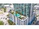 Rooftop pool and lounging area offering panoramic city views at 777 N Ashley Dr # 402, Tampa, FL 33602