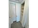 A closet with shelving providing storage at 5604 Larimer Dr, Tampa, FL 33615