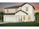 This new construction home boasts vertical siding, and a covered porch entry for a stylish curb appeal at 10537 Longmeadow Ave, Parrish, FL 34219