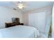 Bedroom featuring a ceiling fan, neutral walls, and a carpeted floor at 10928 Brickside Ct, Riverview, FL 33579
