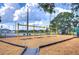 Well-maintained community playground featuring swings, a slide, and a soft landing area at 10928 Brickside Ct, Riverview, FL 33579