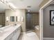 The primary bathroom features a double vanity, soaking tub, and glass-enclosed shower at 12033 Gandy N Blvd # 131, St Petersburg, FL 33702