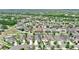 Wide aerial view of the neighborhood showcasing a network of well-maintained single-Gathering homes at 17529 Buckingham Garden Dr, Lithia, FL 33547