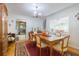 Formal dining room with hardwood floors and natural lighting at 34211 Blanton Rd, Dade City, FL 33523