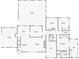 Detailed floor plan showcasing the layout of rooms including kitchen, bedrooms, living spaces, and bathrooms at 34211 Blanton Rd, Dade City, FL 33523