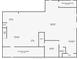 Layout illustrating kitchen, living room, dining room, office, bedroom, and wine cellar in the lower level at 34211 Blanton Rd, Dade City, FL 33523