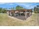 Rustic barn structure with exposed wood beams, perfect for storage or workshop activities at 3515 Bell Farms Dr, Plant City, FL 33566