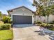 Charming single-Gathering home with a two-car garage, American flag, and well-maintained landscaping at 4516 Savannah Holly Pl, Riverview, FL 33578