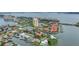 Waterfront property with boat dockage and access to a canal leading to the bay in a tropical Florida community at 4935 58Th S Ave, St Petersburg, FL 33715