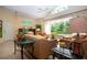 Spacious living room boasts tile floor, cathedral ceiling and lots of natural light at 542 Princeton Greens Ct # 21, Sun City Center, FL 33573