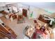 Open-concept living space featuring living room, dining area, and kitchen with modern finishes at 542 Princeton Greens Ct # 21, Sun City Center, FL 33573