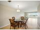 Dining area with natural light and spacious layout at 5925 Shore S Blvd # 611, Gulfport, FL 33707