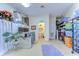 Versatile bonus room with a bonus bathroom and ample space for storage or hobbies at 6612 N Orleans Ave, Tampa, FL 33604
