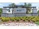 Crosswind Point community sign with stone base and professional landscaping at 7721 Twin Leaf Ter, Parrish, FL 34219