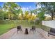 Charming patio area with seating, perfect for outdoor relaxation and entertaining at 923 Lumsden Reserve Dr, Brandon, FL 33511