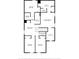 Upstairs floor plan featuring 3 bedrooms, 3 baths, Gathering room, laundry room, and electrical room at 10940 Trailing Vine Dr, Tampa, FL 33610