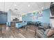 The contemporary community room features ample seating, a full kitchen, and plenty of room to entertain at 1120 E Kennedy Blvd # 1228, Tampa, FL 33602