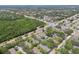 Overhead view of the neighborhood featuring mature trees and roadways at 11200 102Nd Ave # 48, Seminole, FL 33778