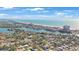 Expansive aerial view capturing the beautiful coastline, waterfront properties, and vibrant community at 280 41St Ave, St Pete Beach, FL 33706