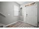 Bright entryway with durable flooring, stylish lighting, and a convenient niche for decor at 3056 Pointeview Dr, Tampa, FL 33611