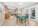 Cozy dining area adjacent to kitchen with access to outdoor patio at 3300 Jackson N St, St Petersburg, FL 33704