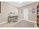 Bright home office with built in bookcase, natural light, and neutral color palette at 3300 Jackson N St, St Petersburg, FL 33704