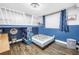 Charming bedroom with a built-in loft bed and playful decor at 3629 Lake Breeze Dr, Land O Lakes, FL 34639