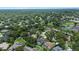 Expansive aerial shot showcasing a lush, established neighborhood dotted with mature trees and serene ponds at 3808 Hollow Wood Dr, Valrico, FL 33594