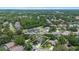 Aerial view of the property in a mature community, located in Valrico, Florida at 3808 Hollow Wood Dr, Valrico, FL 33594