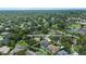 Aerial view of the property in a mature community with pond, in Valrico, Florida at 3808 Hollow Wood Dr, Valrico, FL 33594