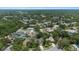 Expansive aerial view of a leafy suburban neighborhood, featuring mature trees and well-maintained homes at 3808 Hollow Wood Dr, Valrico, FL 33594