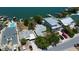 Aerial view of waterfront houses at 412 20Th Ave, Indian Rocks Beach, FL 33785