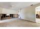 Spacious living room with exposed wall framing, awaiting renovation to create a modern living space at 412 20Th Ave, Indian Rocks Beach, FL 33785